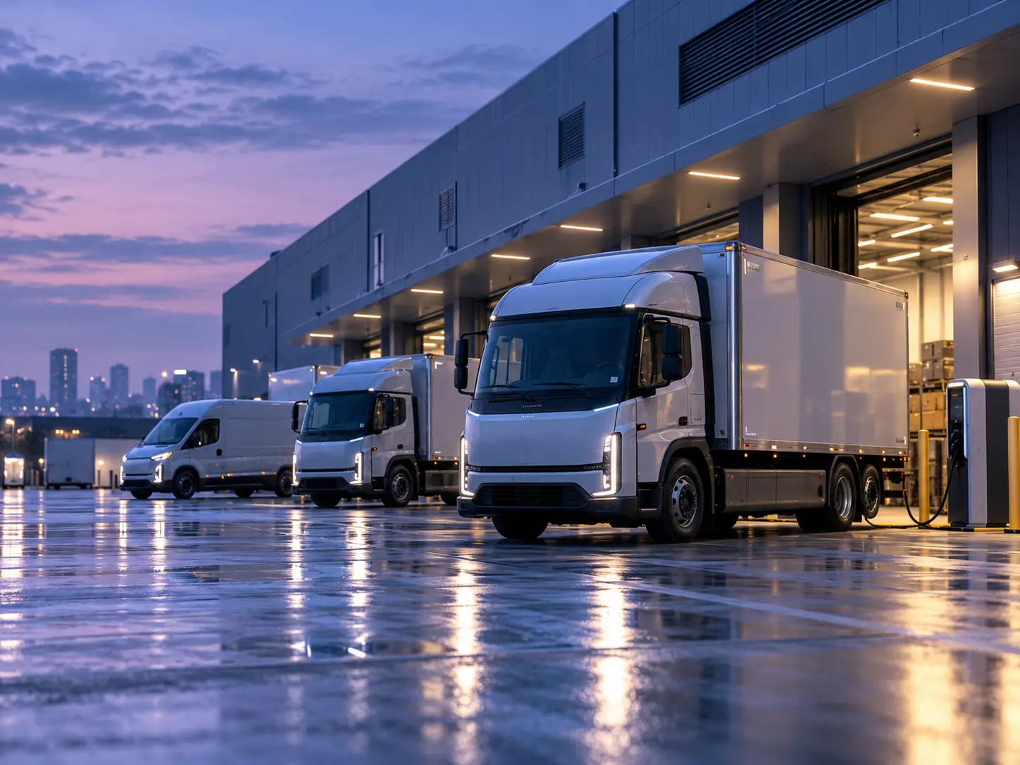 Connected logistics vehicles